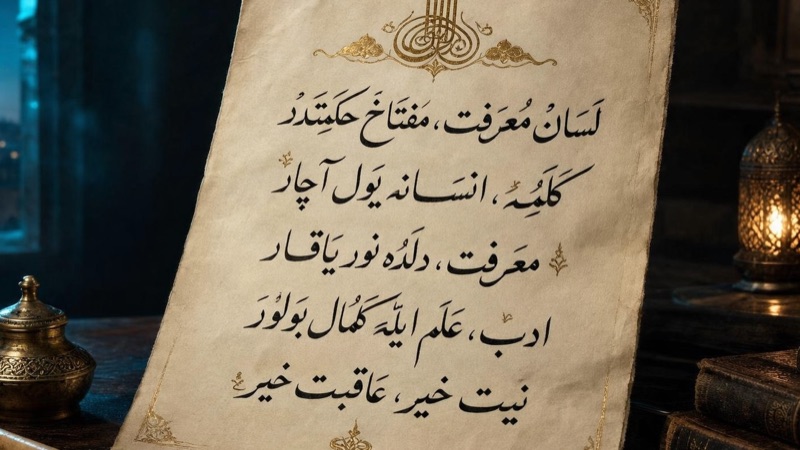 Osmanlıca hat ile yazılmış eski bir sayfa, kamış kalem ve hokka